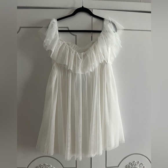 NWT Show Me Your MuMu x Disney Cinderella Have A Ball Babydoll Tulle Dress XL - Picture 8 of 15